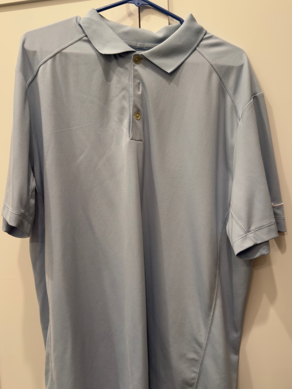 Nike Men's Pale Blue Polo Shirt